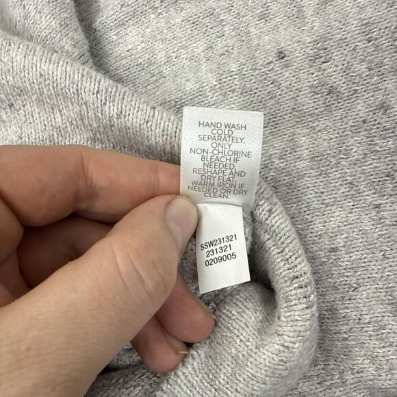 PureJill Women's Gray Sweater Hoodie Long Pullover Size Medium - Picture 9 of 9